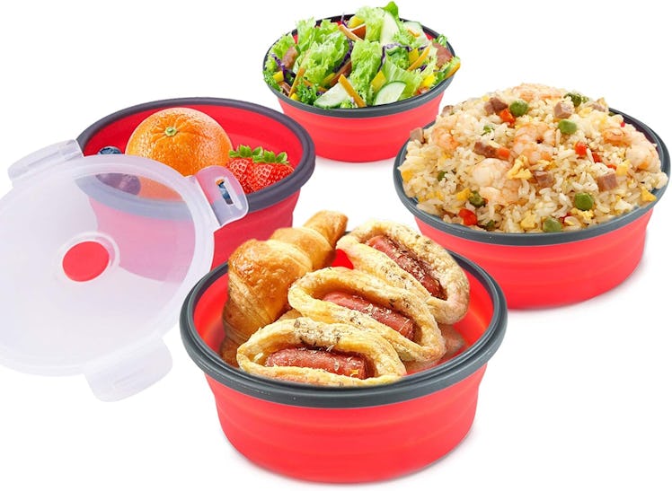 Guyuyii Silicone Collapsible Bowls (4-Pack)
