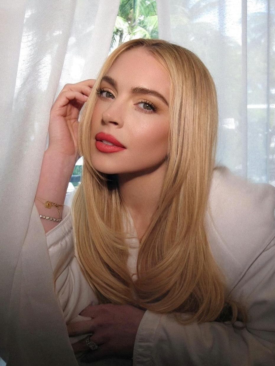 Lindsay Lohan's Mini Dress 