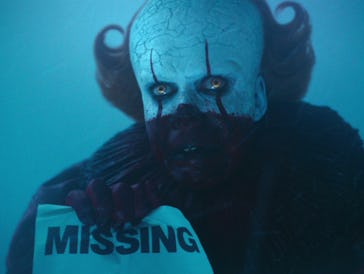 Bill Skarsgård as Pennywise in It: Welcome to Derry