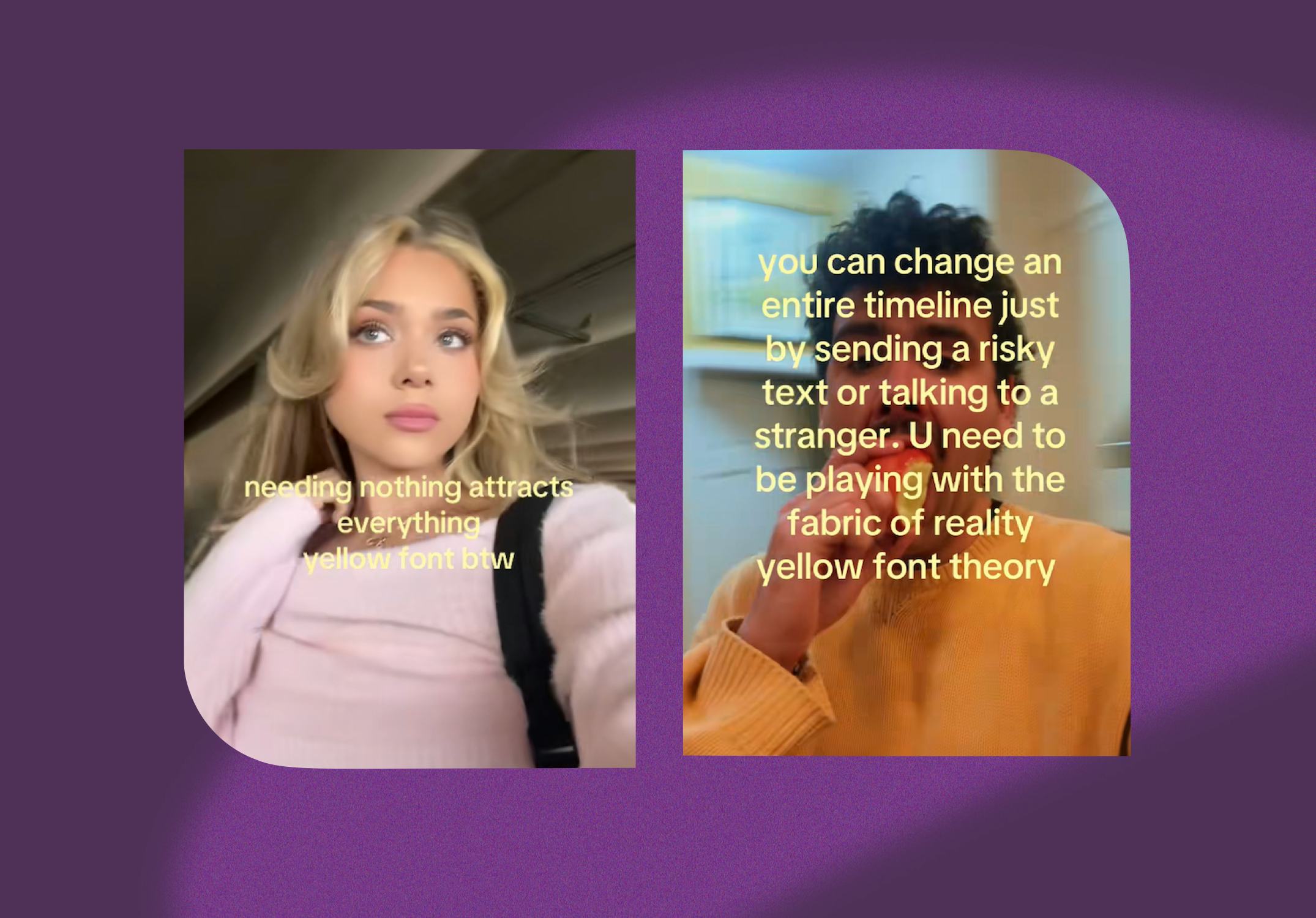 What is the yellow font theory? 