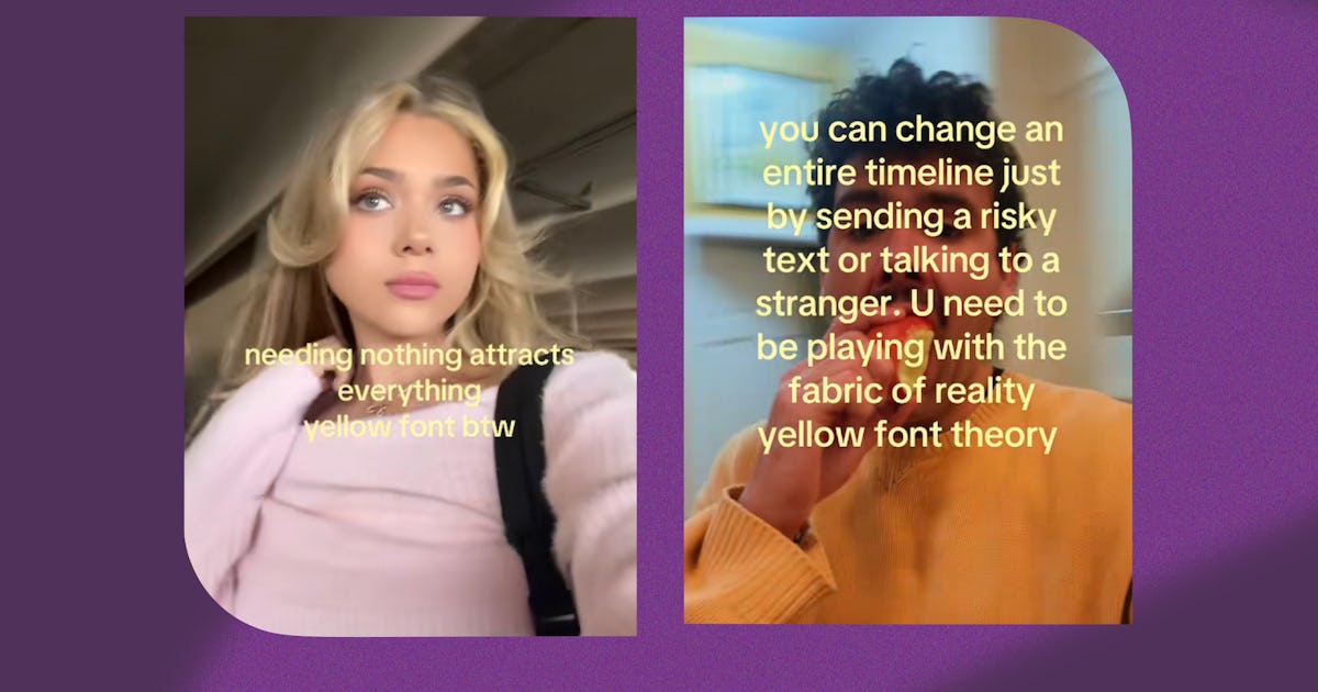 What Does "Yellow Font Theory" Mean On TikTok?