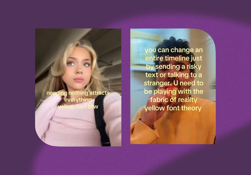 What is the yellow font theory?