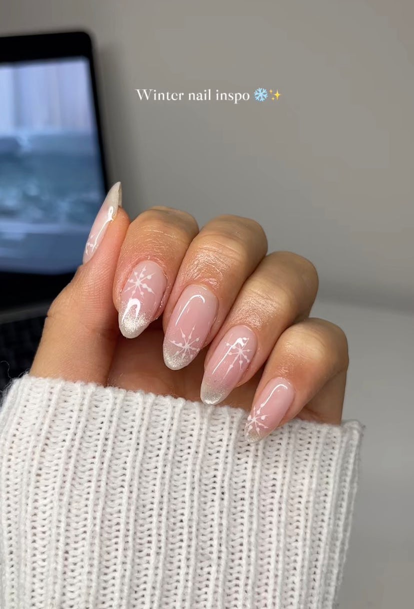 gift wrap nail designs