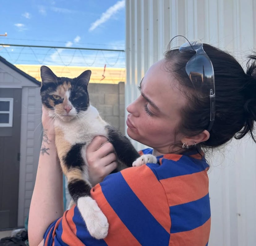 Billie Eilish cosigned the polka dot trend in a cropped tank top.