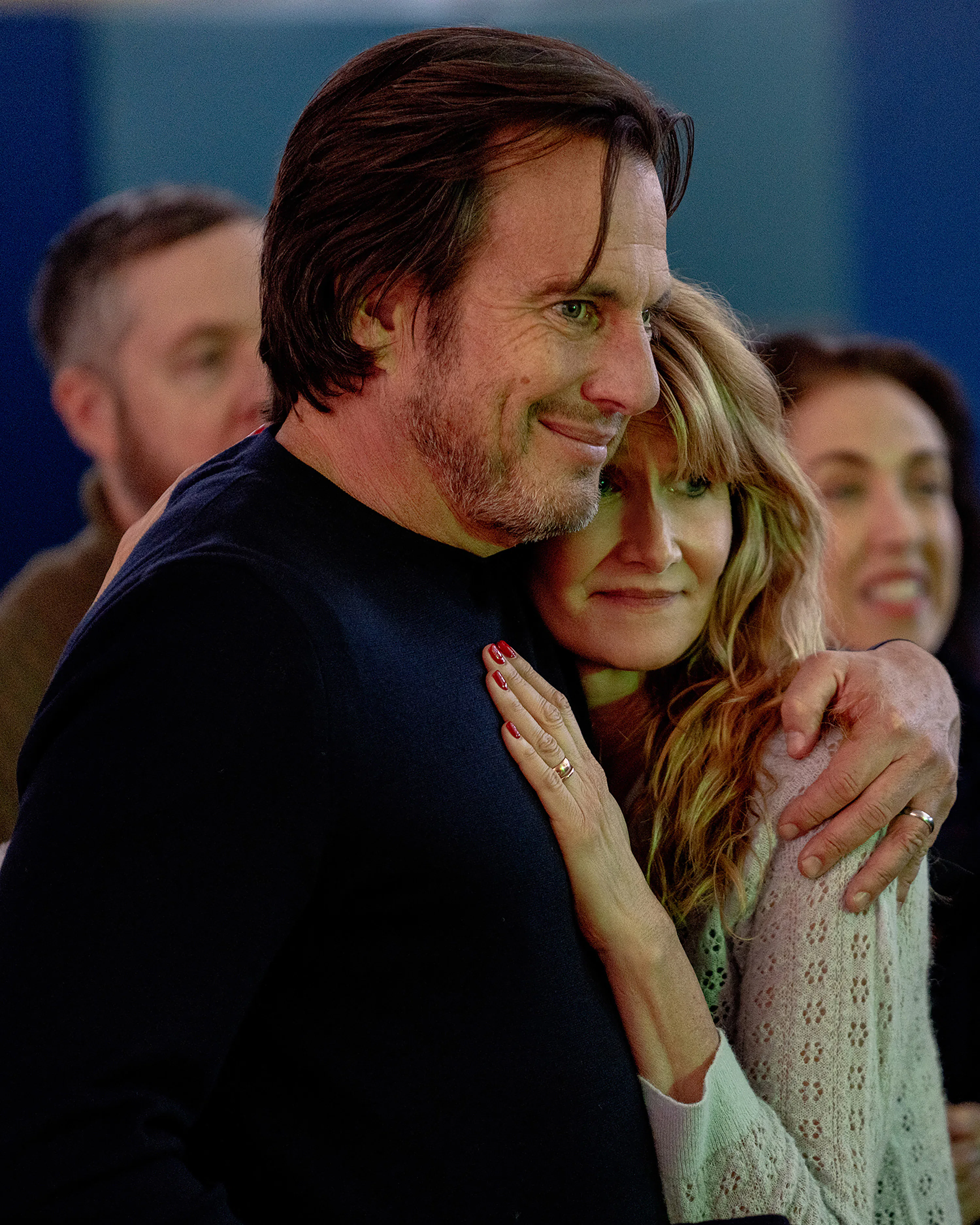 Will Arnett and Laura Dern in Is This Thing On? Photo via Searchlight Pictures