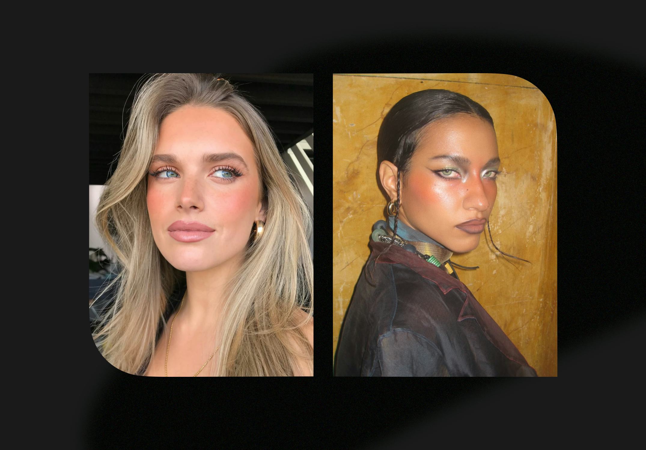 male vs female gaze makeup