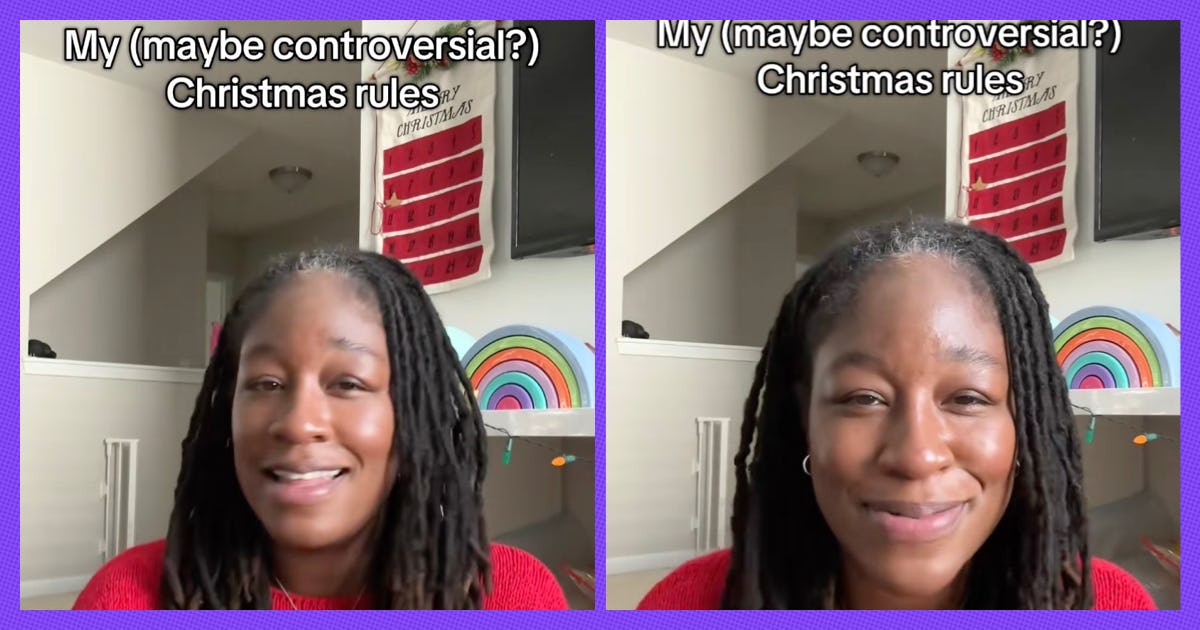 Mom's "Controversial" Rules For Christmas That We Should All Adopt