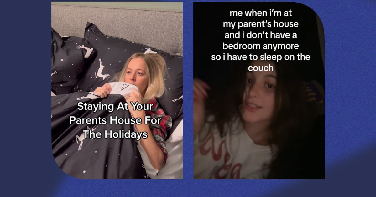 How To Actually Get Sleep At Your Parents' House During The Holidays