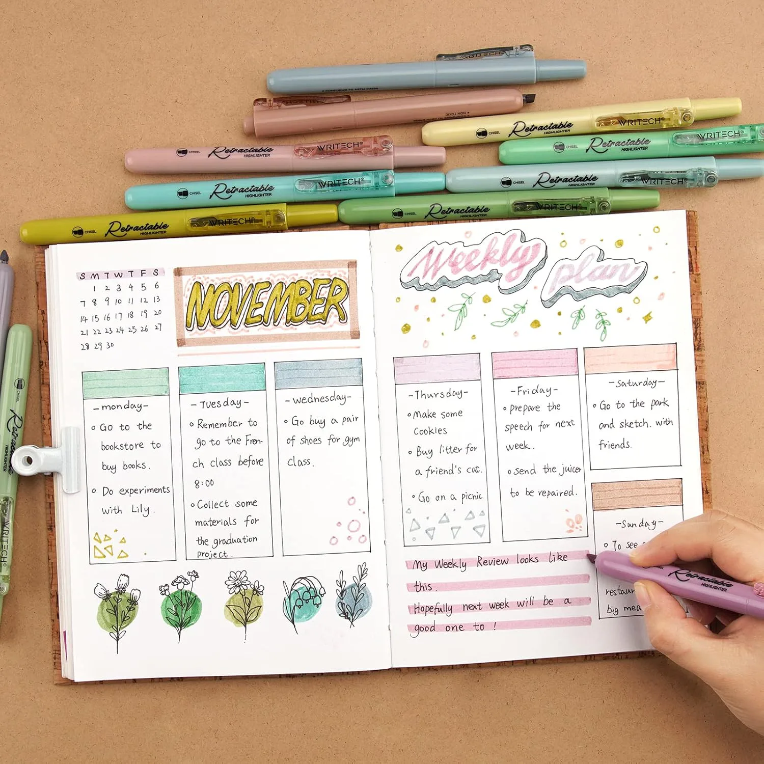 WRITECH Retractable Highlighters