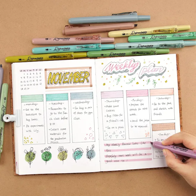 WRITECH Retractable Highlighters