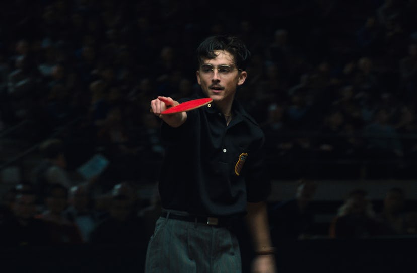 Timothée Chalamet in 'Marty Supreme.'