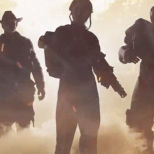 The Ghoul, Lucy McLean, and Maximus.