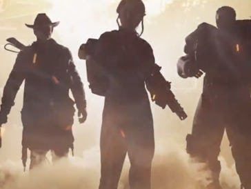 The Ghoul, Lucy McLean, and Maximus.