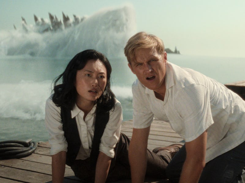 Mari Yamamoto and Wyatt Russell in Monarch: Legacy of Monsters