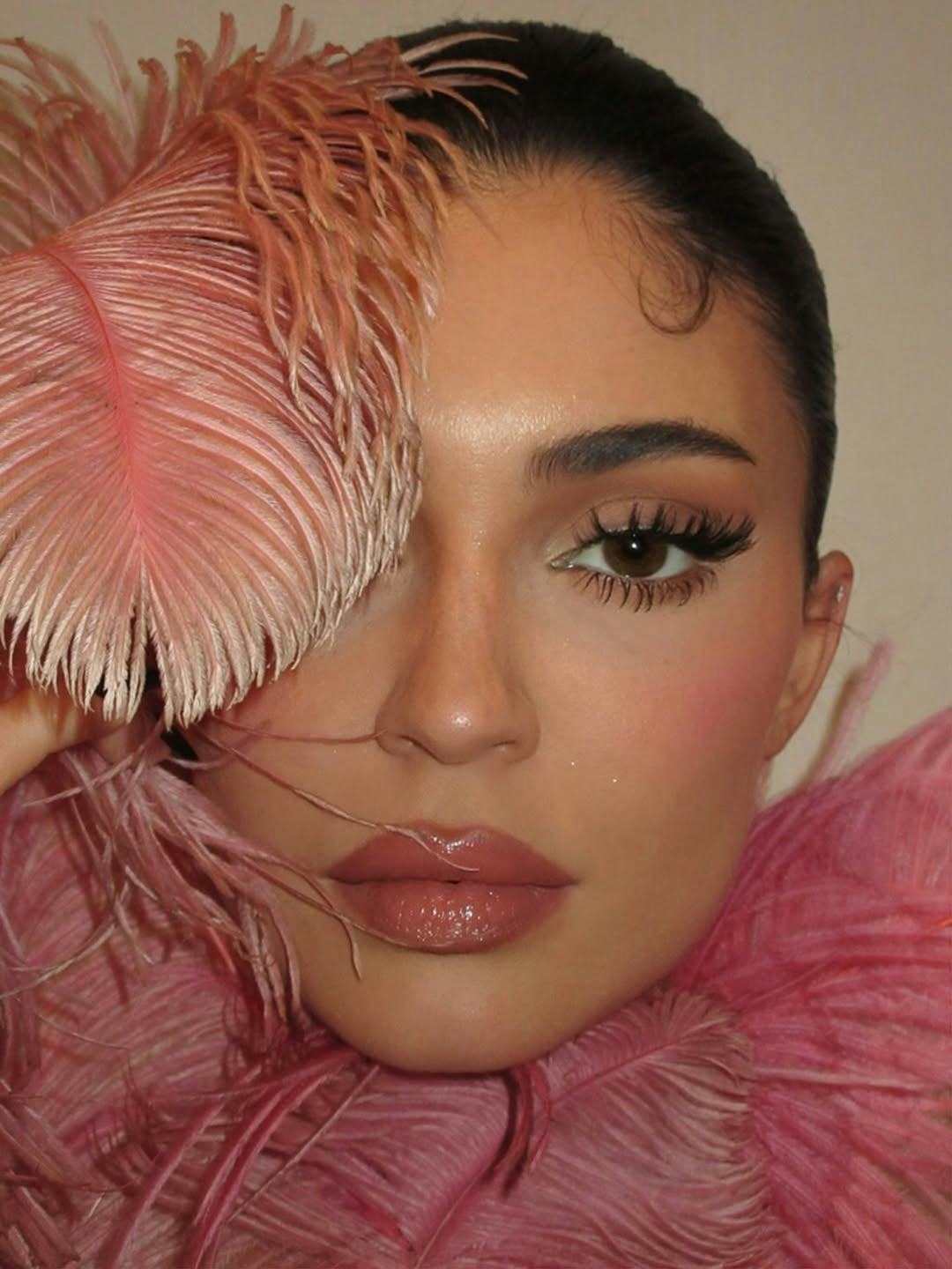 Kylie Jenner's Feathered Connor Ives Dress