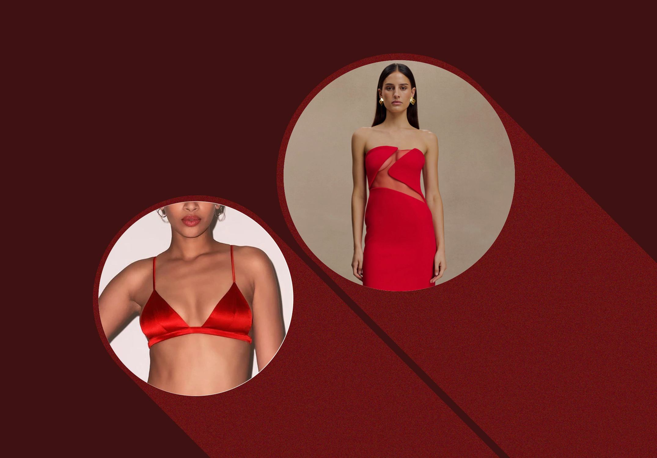 Naughty Santa-coded looks to shop now. 