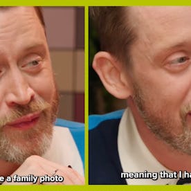 Maculay Culkin talks about his sons watching 'Home Alone.'