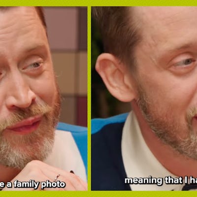 Maculay Culkin talks about his sons watching 'Home Alone.'