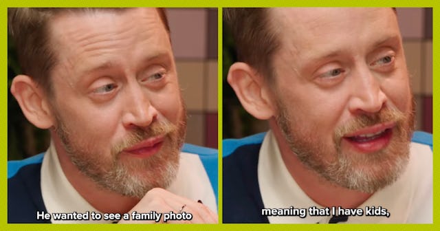 Maculay Culkin talks about his sons watching 'Home Alone.'