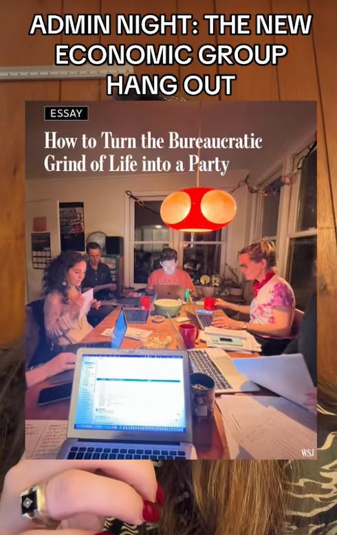 How to host an admin night.