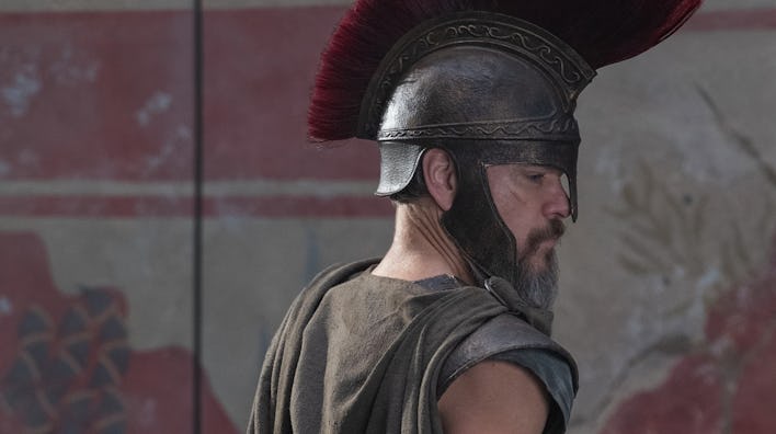 Matt Damon as Odysseus in The Odyssey