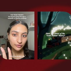 The viral "train station theory" can help you navigate a breakup.