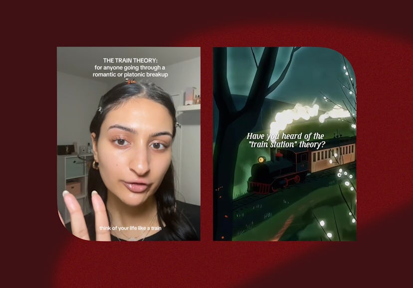 The viral "train station theory" can help you navigate a breakup.