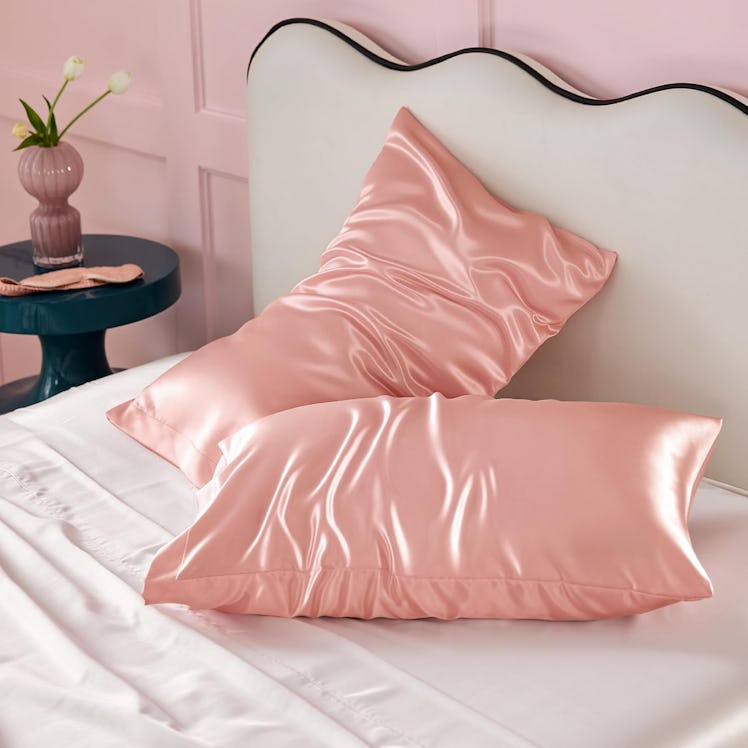 Bedsure Satin Pillowcases for Hair and Skin (2-Pack)