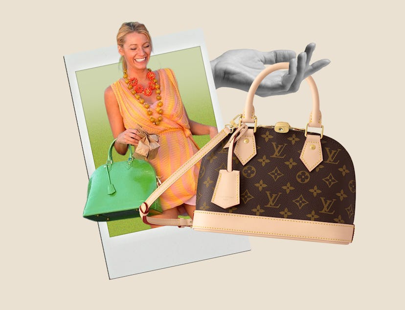 Serena van der Woodsen carrying the Louis Vuitton Alma bag on 'Gossip Girl'.