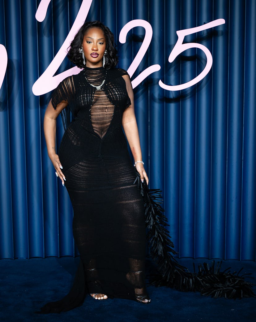 Tems at the 2025 Fashion Awards.
