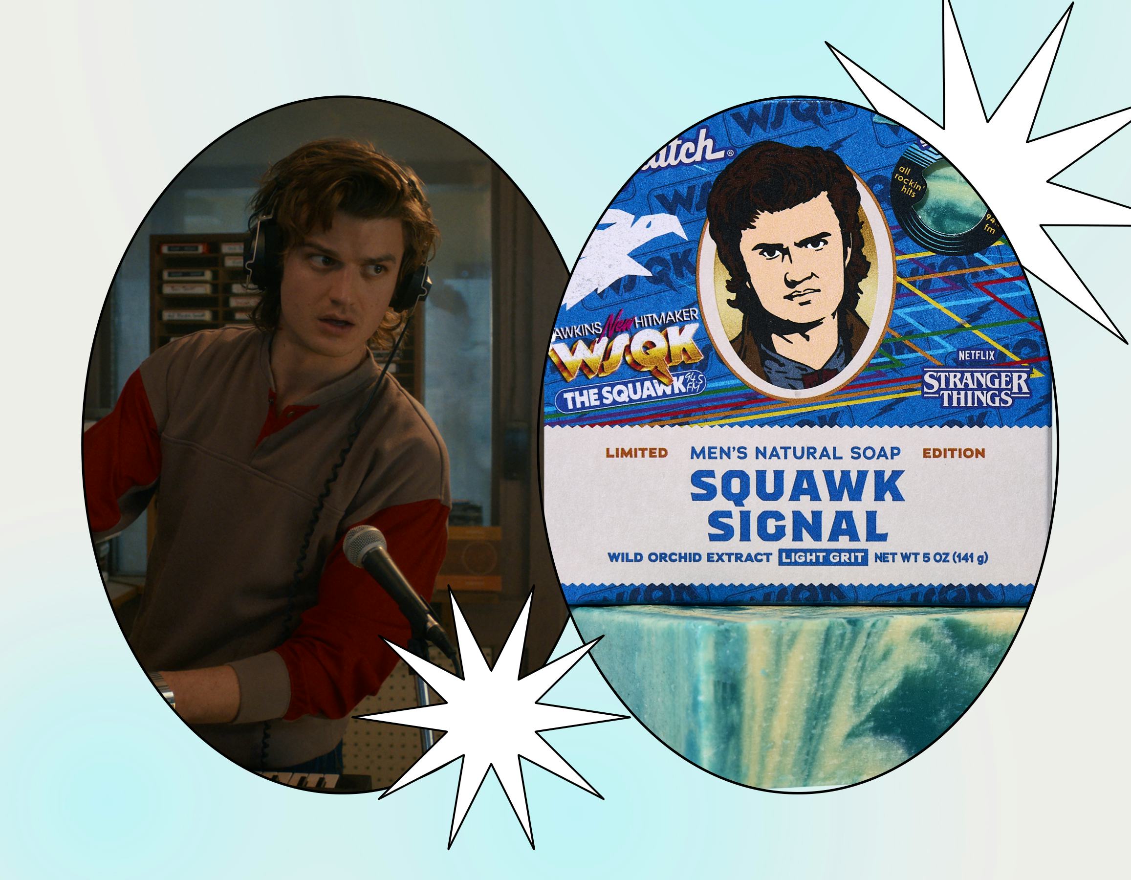 I tried Dr. Squatch's 'Stranger Things' soaps, including a Steve Harrington scent. 