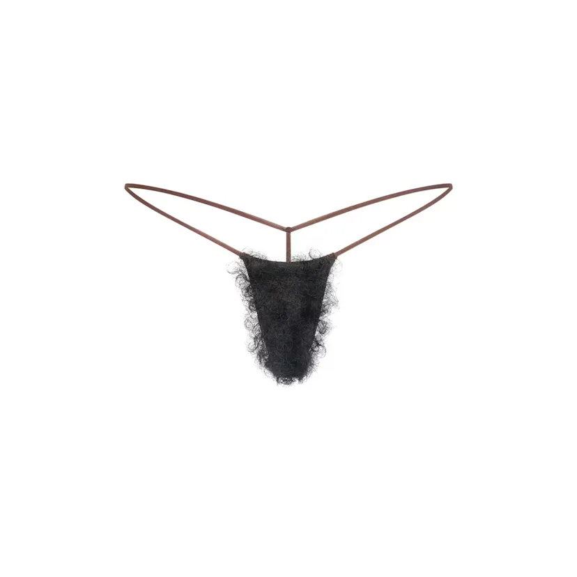 SKIMS' "Ultimate Bush" pubic hair thong/merkin.