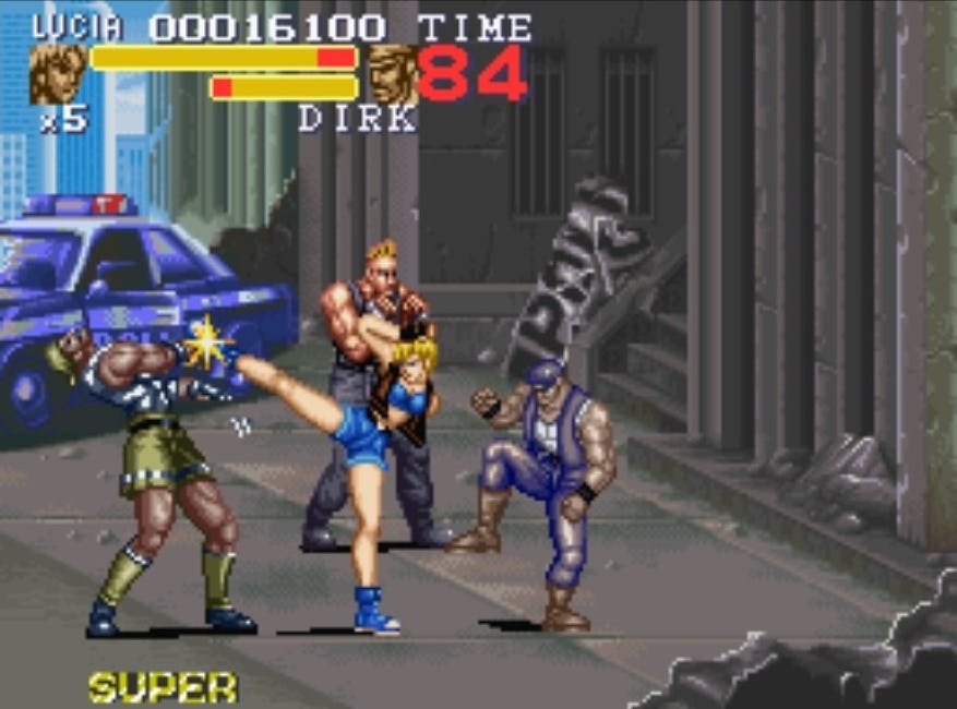 Screenshot from Final Fight 3