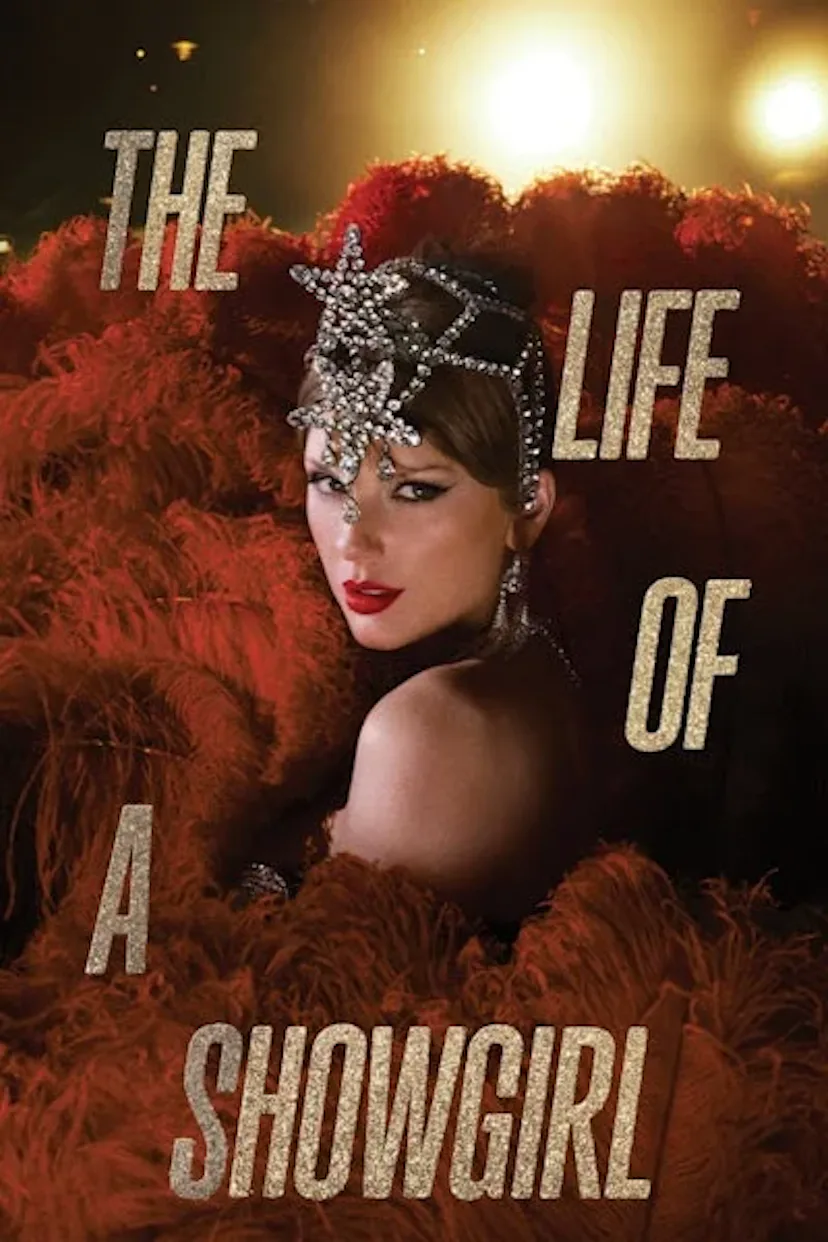 Taylor Swift's 'The Life of a Showgirl' feather outfit.