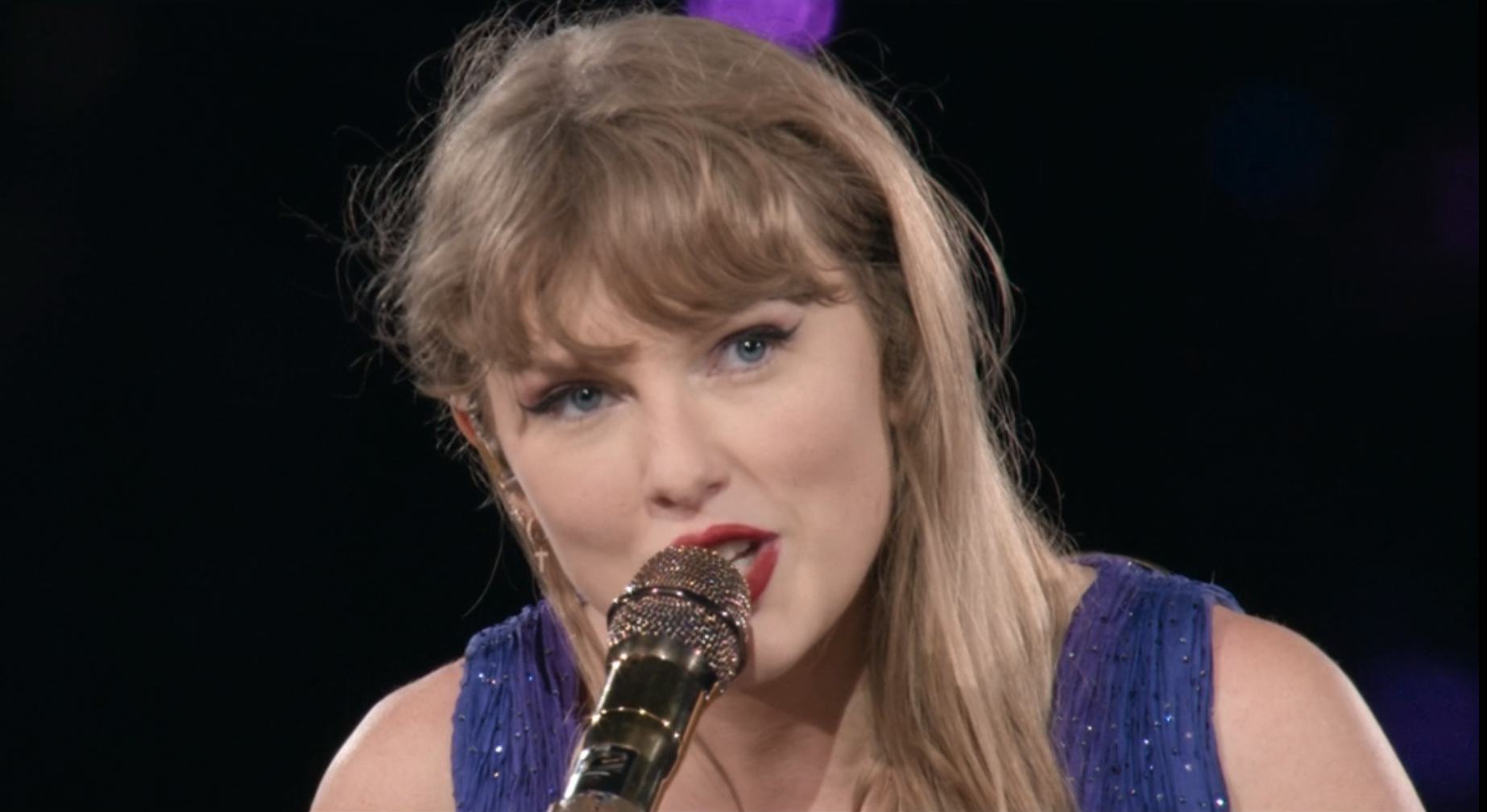 Taylor Swift's mom Andrea suggest the "Long Live" Eras Tour lyric change.