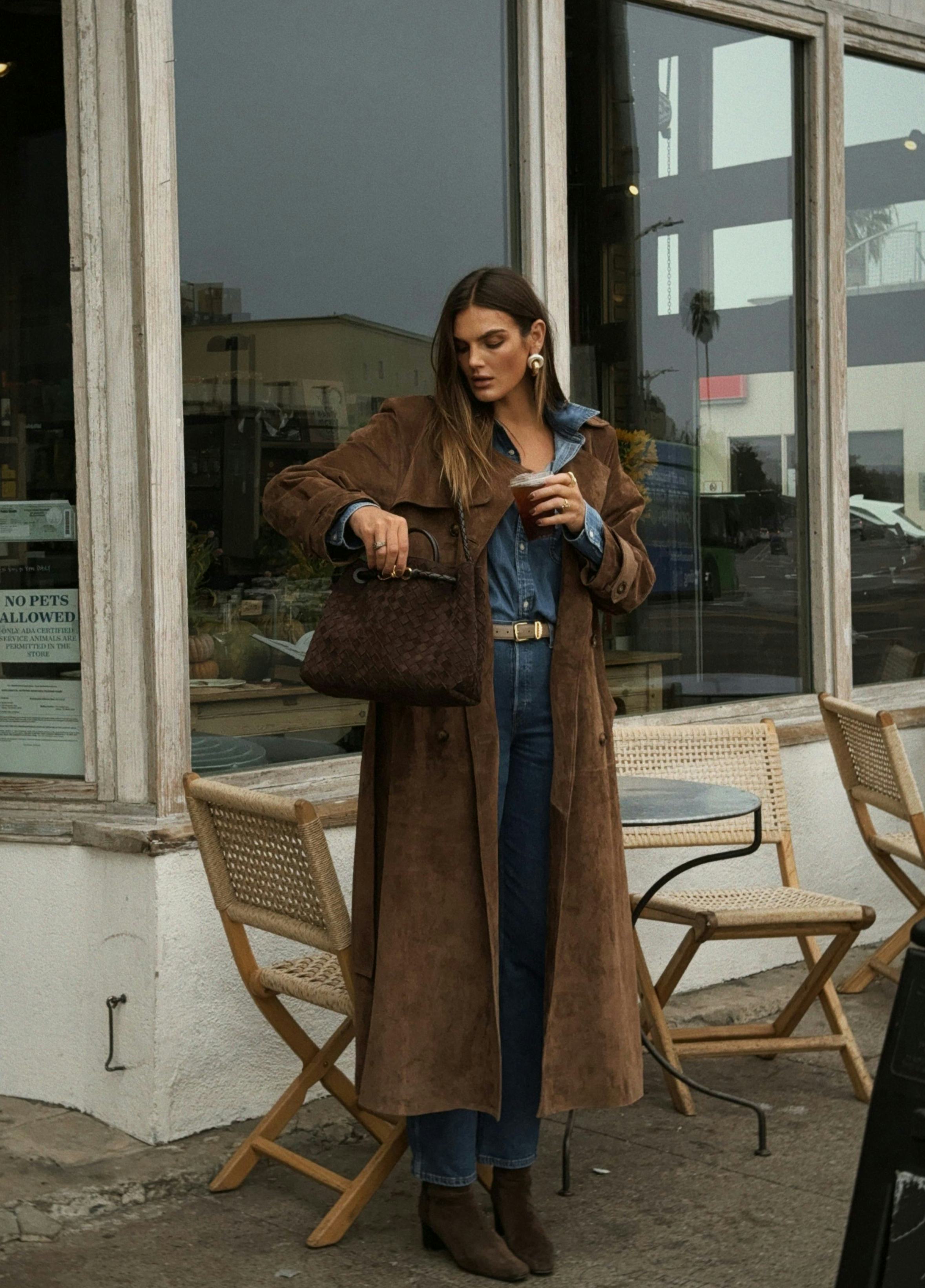 Tezza Barton in denim-on-denim