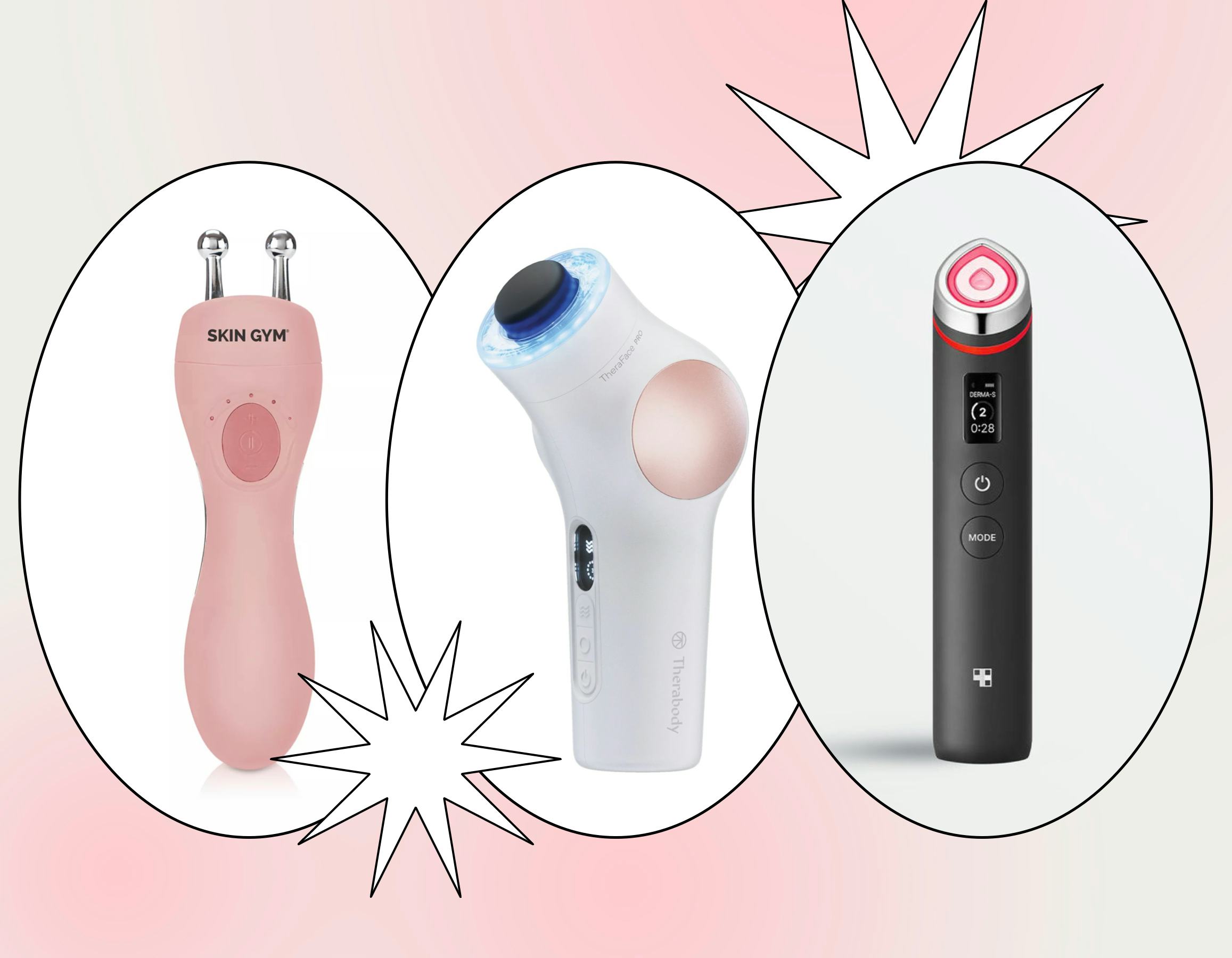 trying out five dupes for NuFace microcurrent beauty device