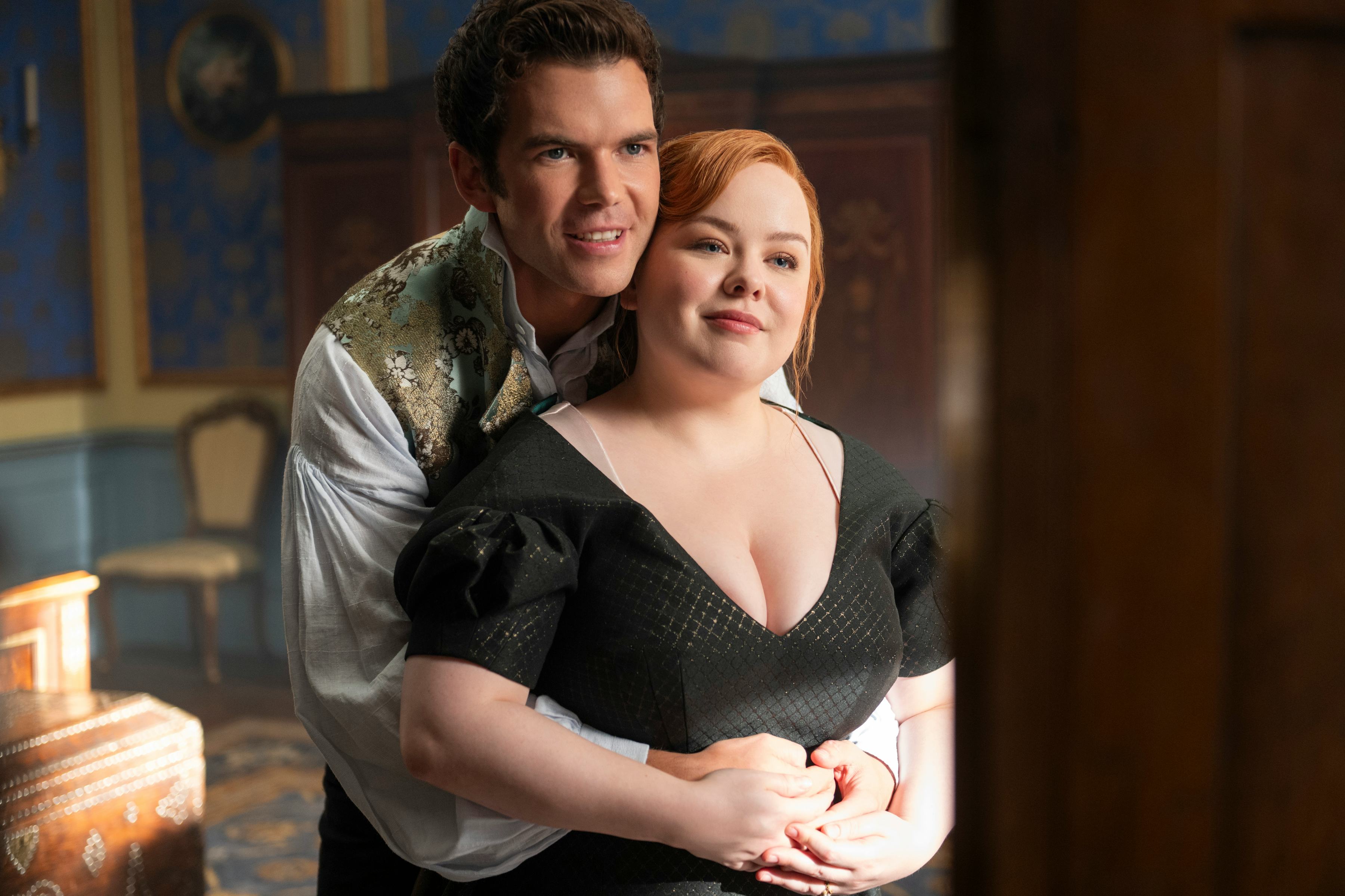 Colin and Penelope in 'Bridgerton' Season 4
