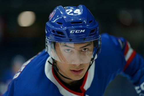 Shane Hollander in Heated Rivalry. Photo via HBO Max