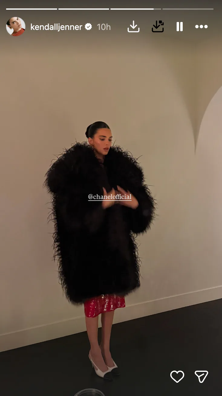 kendall jenner black christmas dress Kendall Jenner Stuns in Black Ball Gown at Family's Christmas Eve Party