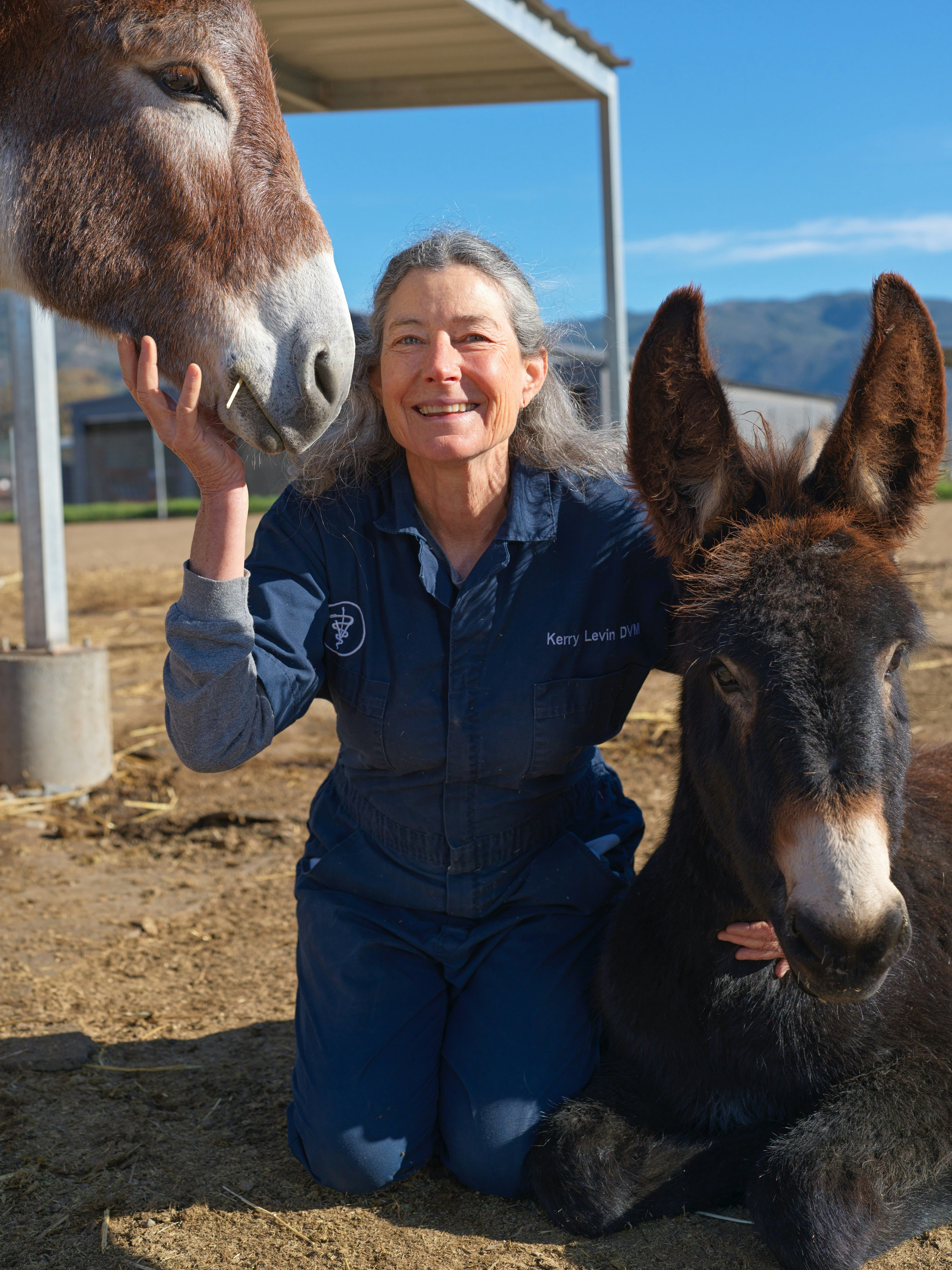 Kerry Levin, DVM at Oscar's Place.
