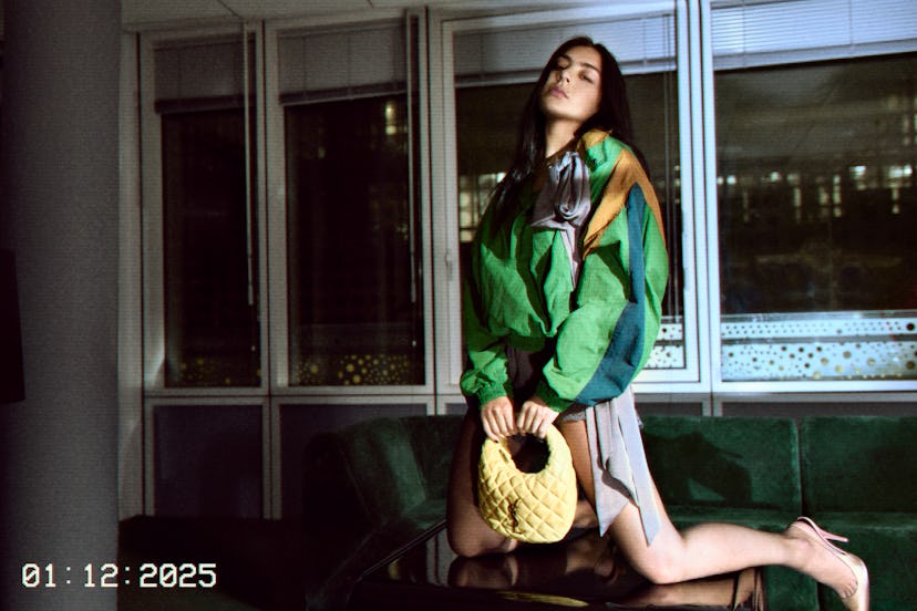 Charli XCX for Saint Laurent's Spring 2026 campaign.