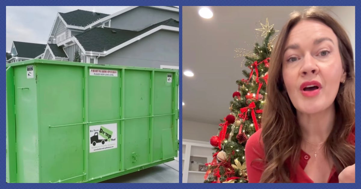 This Woman Shared That She Gets A Dumpster For Her Neighbors Every Christmas