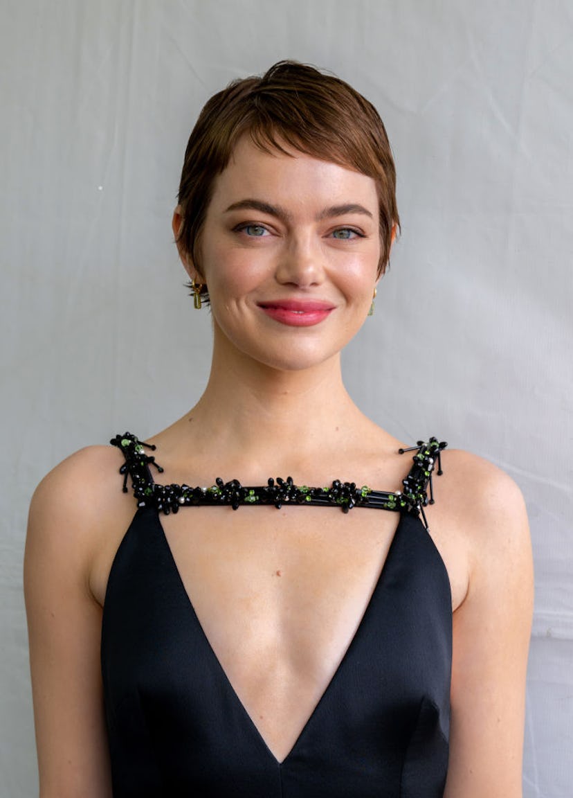Emma Stone pixie cut 2025