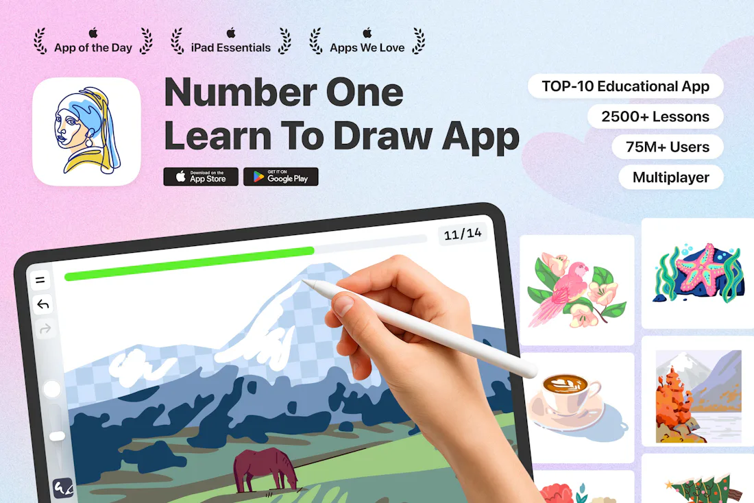 A Low-Pressure Way To Draw Again: How Learn To Draw Apps Like ...