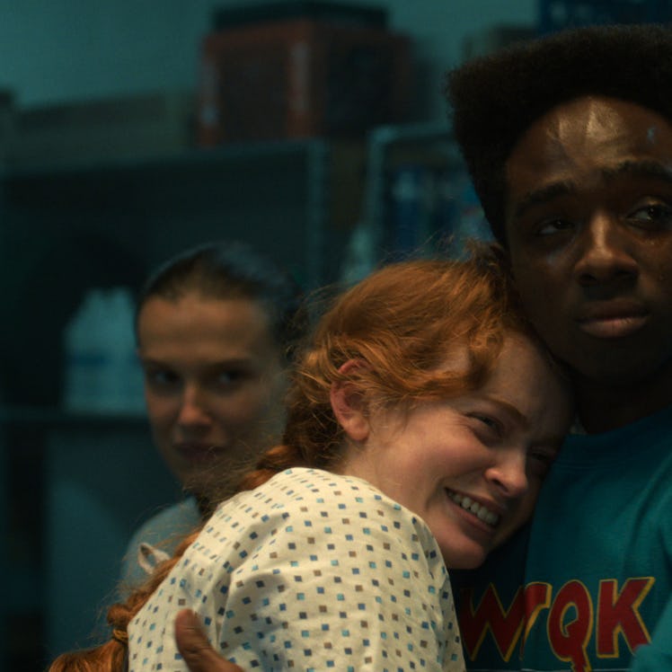 Max and Lucas in Stranger Things Season 5. Photo via Netflix