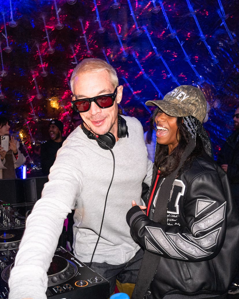 Diplo and Santigold perform at The Snow Lodge in Aspen