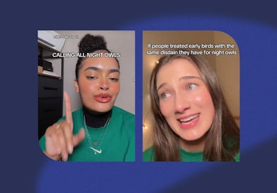 It's OK to sleep in late.