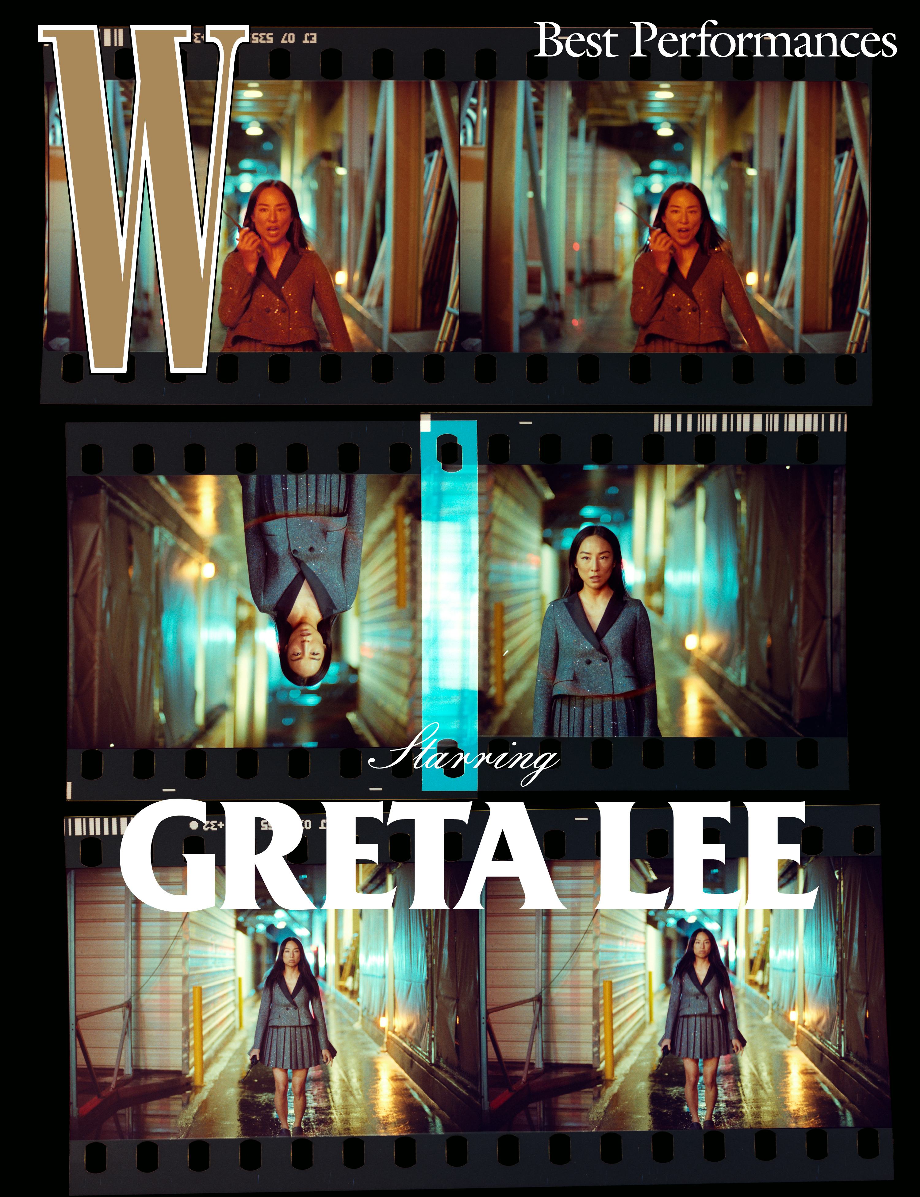 Greta Lee in W Magazine