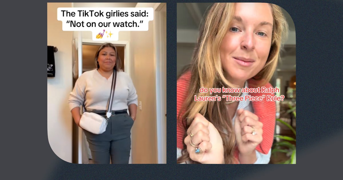 Sweaters Not Serving? Try The Viral "Three-Piece Rule"